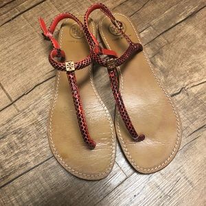 Tory Burch Sandals red 9.5